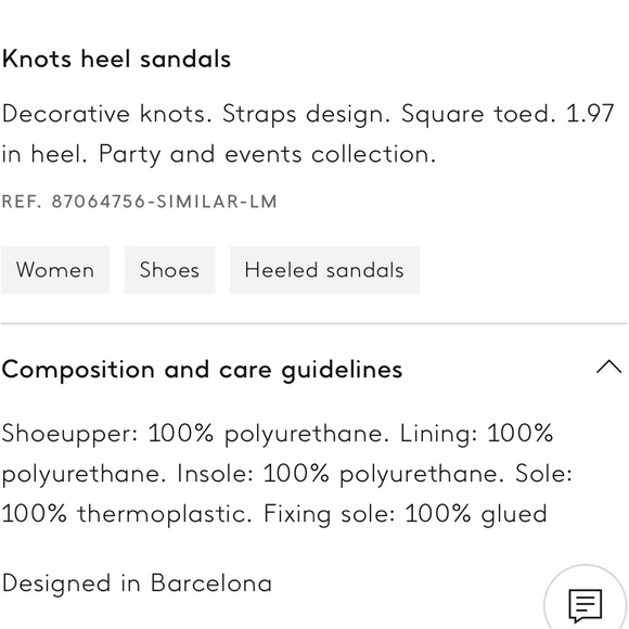 SOLD! MANGO knots heel sandals - Picture 10 of 11